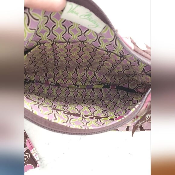 Vera Bradley Adjustable Purple Punch Bag - Picture 3 of 6